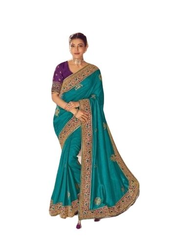 SBSK Women's Fashion Kajal 1101 Designer Saree with Unstitched Blouse