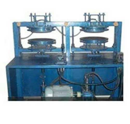 Blue Semi Automatic Paper Plate Making Machine