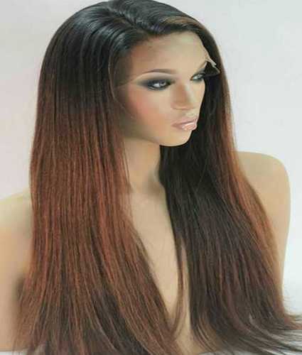 Black Straight Human Hair Wig