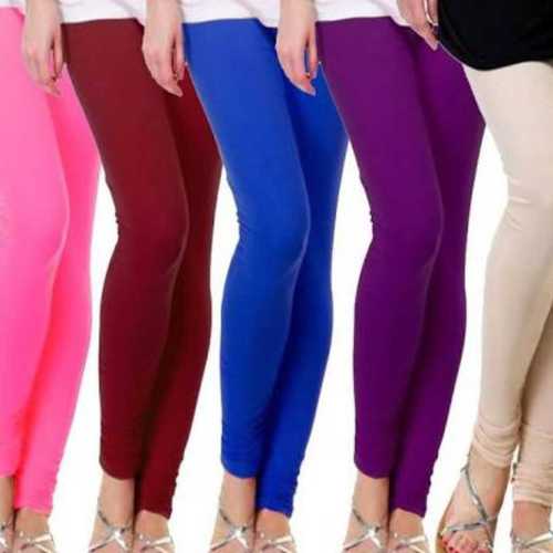 Slim Fit Anti Wrinkle Hypoallergenic Plain Dyed Cotton Legging For