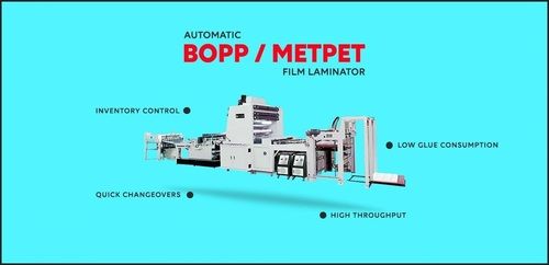 Automatic BOPP, METPET Film Lamination Machine