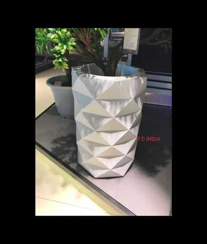 White Indoor Unbreakable Frp Planter