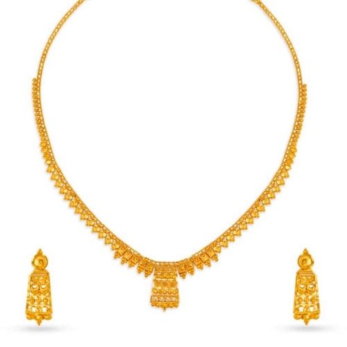 Bridal Gold Necklace Set 