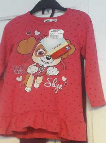 Red Comfortable Girl Top