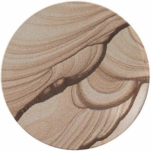 Sandstone Coasters - Round, Non Polished & Polished Finish | Eco Friendly, Dustproof, Waterproof, Long Life, Customized Logo & Packaging