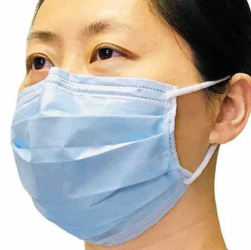 Blue Surgical And Laboratory Disposable Face Mask 