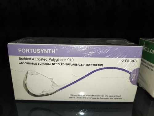 Braided And Coated Polyglactin 910 Surgical Suture