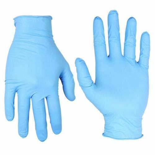 Blue Non Sterile Surgical Gloves