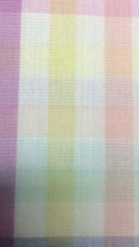 Tear-Resistant Poplin Check Shirting Fabric