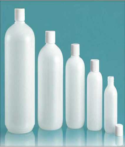 White Round Hdpe Plastic Bottle