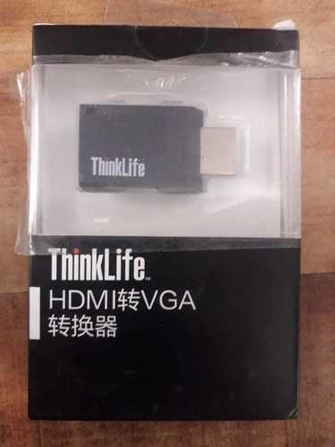 Black High Efficient Hdmi To Vga Dongle