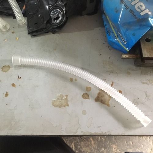 White Flexible Plastic Bellow Tube