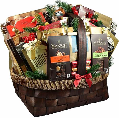 LAMANSH Pack of 10  9 inch Round  Fancy Gifts Hampers  Basket for   Lamansh