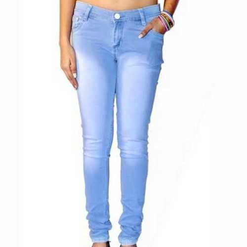 Ladies Blue Color Jeans