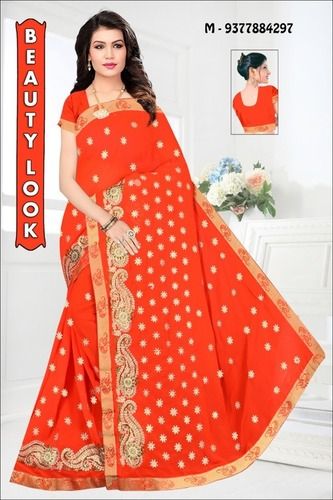 All Printed Pattern Ladies Party Wear Saree