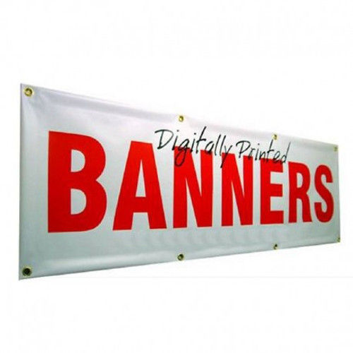 Reflective Pvc Banner For Advertisement Size: 30" X 100"