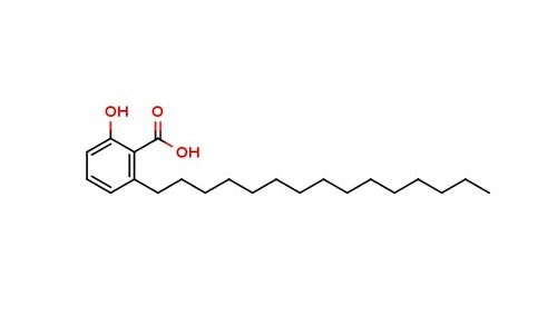 Anacardic Acid - C22H36O3, 95% Purity, White to Off-White Solid | Stability of Stock Solutions for 3 Months at -20°C, Light-Sensitive, Packaged Under Inert Gas