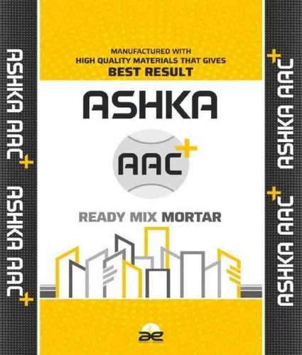 Ashka Aac+ Masonry Mortar Application: As Per Instructions