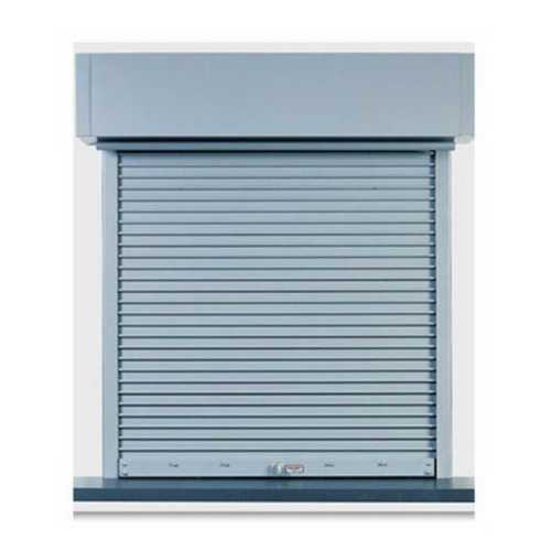 Grey Manual Commercial Rolling Shutter