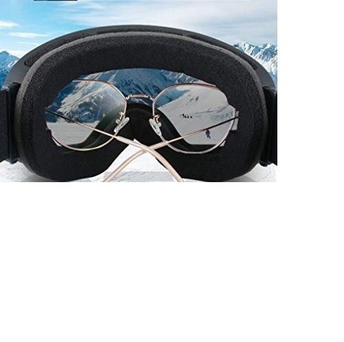 Red Snow Goggle For Protect Skier