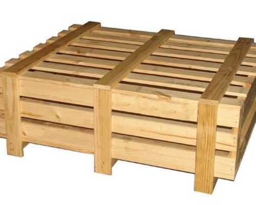 Brown Pure Wooden Packaging Crates