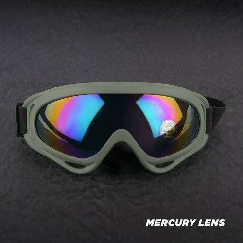 Army Edition - Transparent Lens Biker Goggles