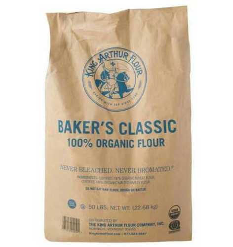 Brown Paper Flour Carry Bags  Size: Customized