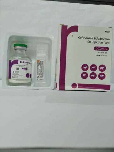Ceftriaxone IP 3g, Suibactum USP 1.5g Injection