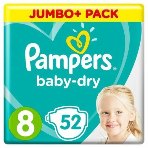 White Disposable Baby Diapers (Pampers)