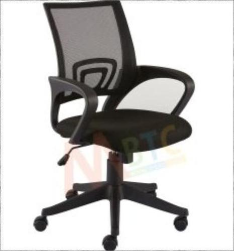 Fixed Arm Revolving Office Chair