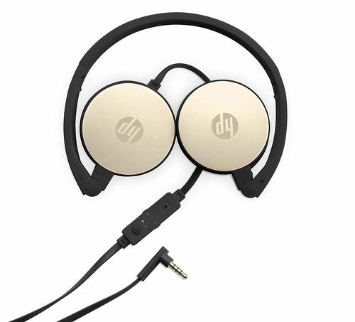 Hp Headphone With Microphone Body Material: Plastic