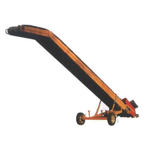 Silver Industrial Mobile Belt Conveyor