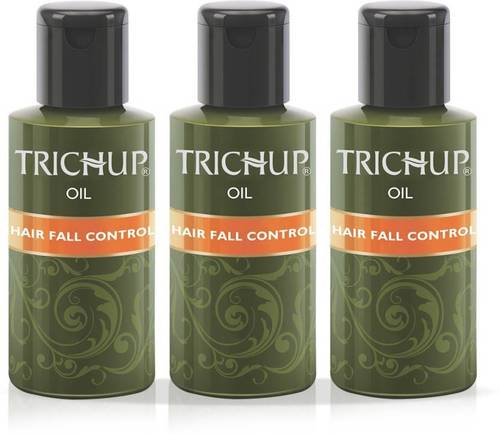 Trichup Hair Oil - 100 ml Black Bottle, Moringa Oleifera & Neem Blend for Reducing Hair Fall, Daily Use