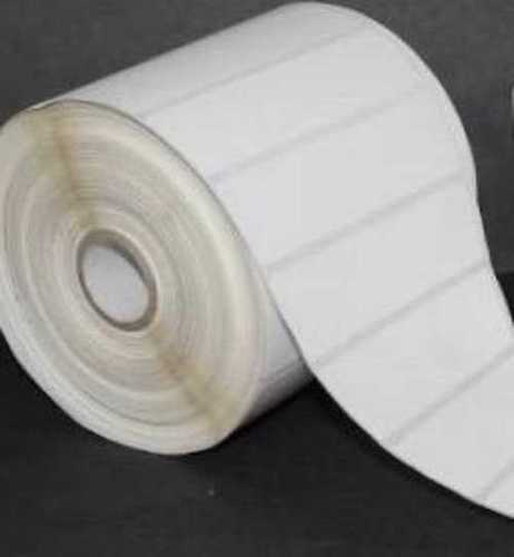 Paper White Plain Barcode Sticker