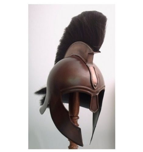 Antique Trojan Armor Helmet Length: 15.5 Inches Inch (In)