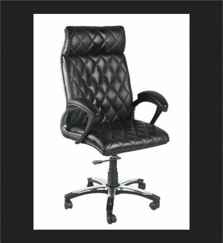 Eco-Friendly Black Leatherette Executive Chair