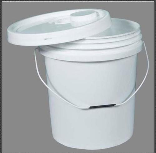 White Lid Cap Plastic Container For Chemical