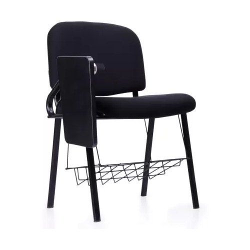 Black Low Back Fabric Training Chair