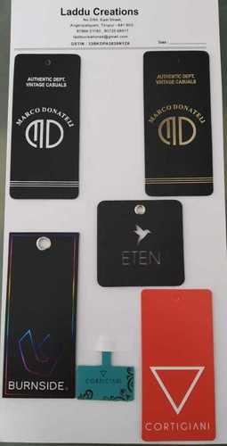 Cardboard Branded Cloth Tags