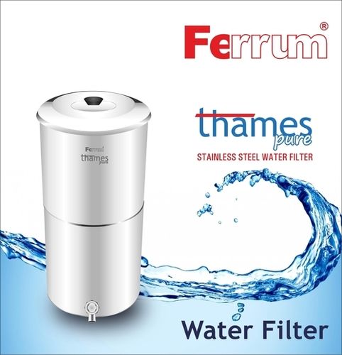 Steel Pure Ss Water Filter 21 Litre (Ferrum Thames)