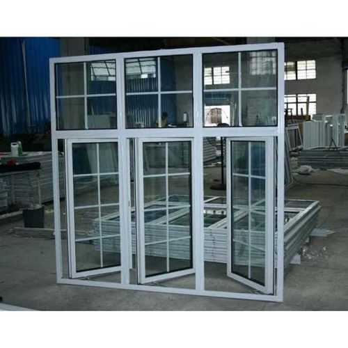 All White Color Steel Window 