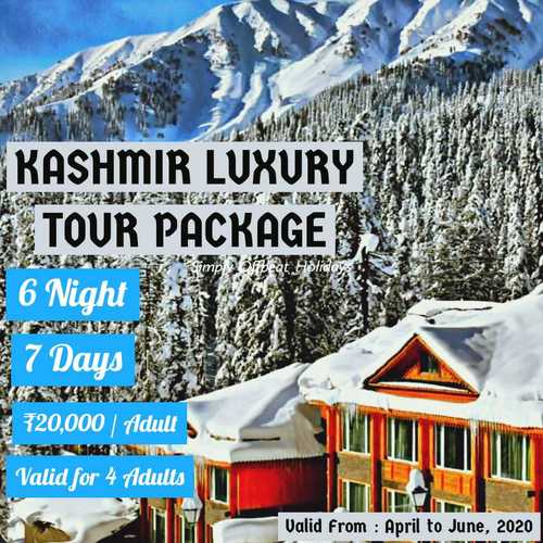 6 Nights 7 Days Kashmir Luxury Tour Package Services By Simply Offbeat