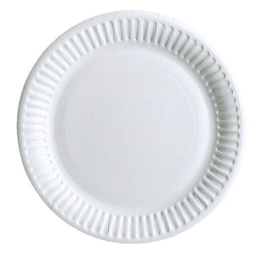 Disposable Paper Plate - Round, Customized Size | Plain White, Perfect for Events and Parties, Ideal Disposable Tableware