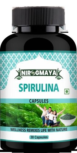 Nirogmaya Spirulina 30 Capsules Shelf Life: 36 Months