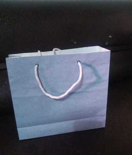 Skyblue Kraft Paper Carry Bag