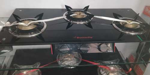 Three Burner Gas Stove Installation Type: Portable