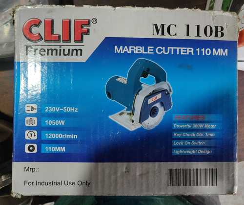 Anti-Corrosion 110Mm Marble Cutter Cutting Capacity: Excellent