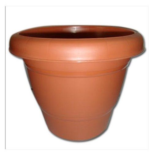 Orange Garden Plastic Plant Pot