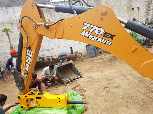 Yellow Hydraulic Rock Breaker Model Yjb60