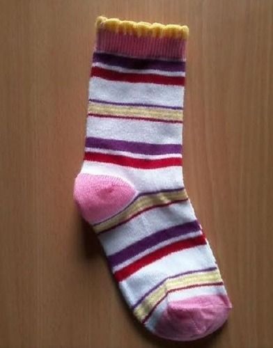 Multicolour Kids Pure Cotton Printed Socks